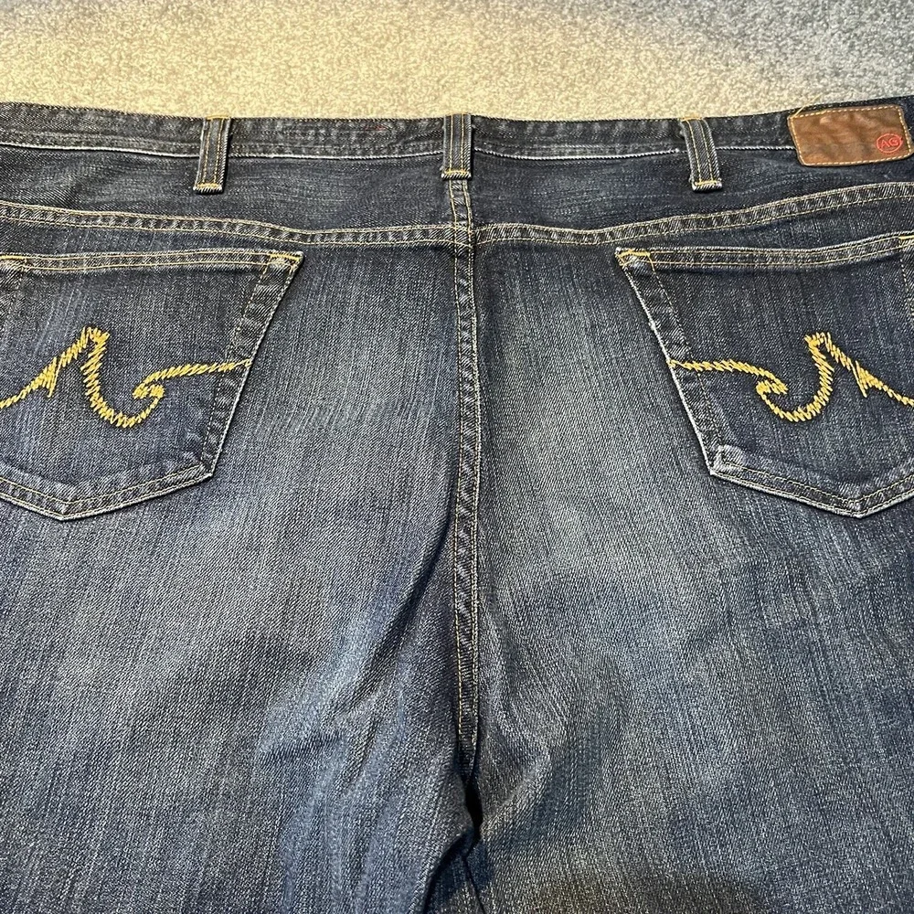 AG Adriano Goldschmied Jeans The Brave Men's Size 46x26‎ Stretch Blue Hemmed USA